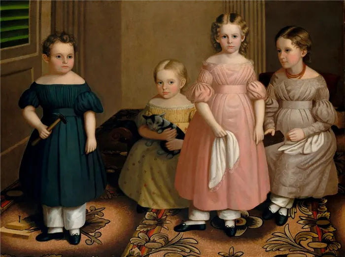 Бесполая детская одежда, 19 век.