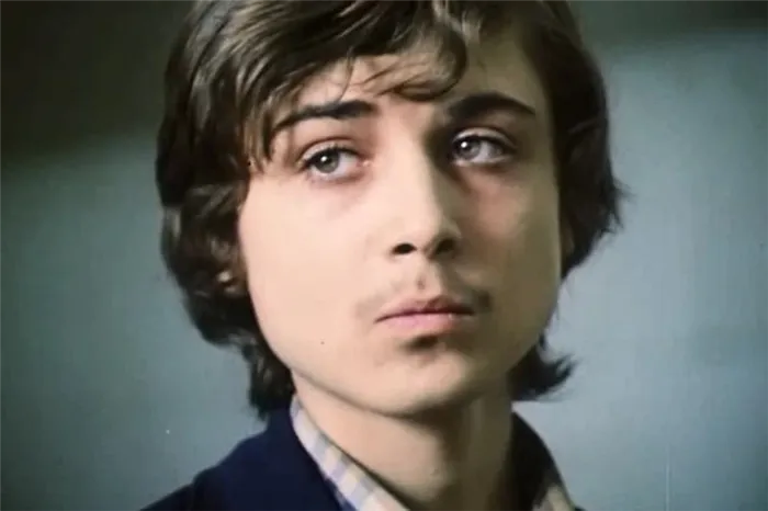 Александр Лазарев-младший в юности (кадр из фильма «Профессия — следователь»)