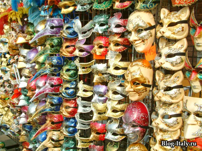 Карнавальные маски в Венеции