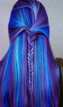 Как покрасить волосы в синий цвет — Техника окрашивания и идеи образов. Как покрасить волосы в синий цвет 2