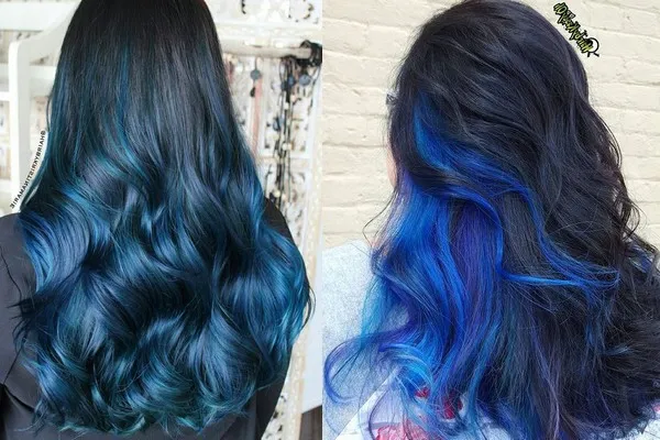 Как покрасить волосы в синий цвет — Техника окрашивания и идеи образов. Как покрасить волосы в синий цвет 3