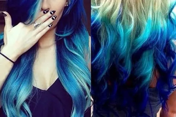Как покрасить волосы в синий цвет — Техника окрашивания и идеи образов. Как покрасить волосы в синий цвет 4