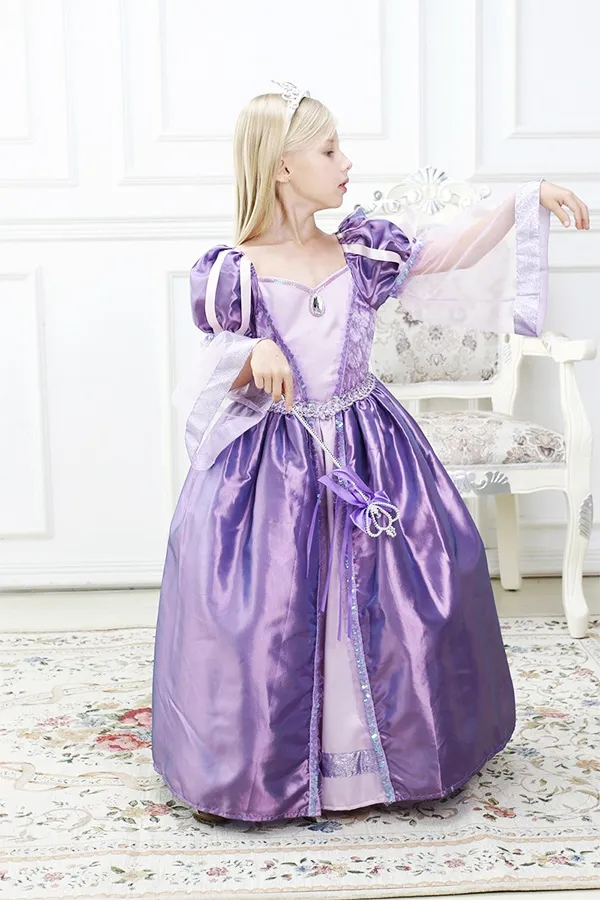 Платье принцессы для девочки. Платье как у принцессы 9