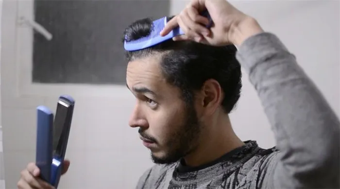 Самые эффективные средства для выпрямления волос для мужчин. Как выпрямить волосы парню 5