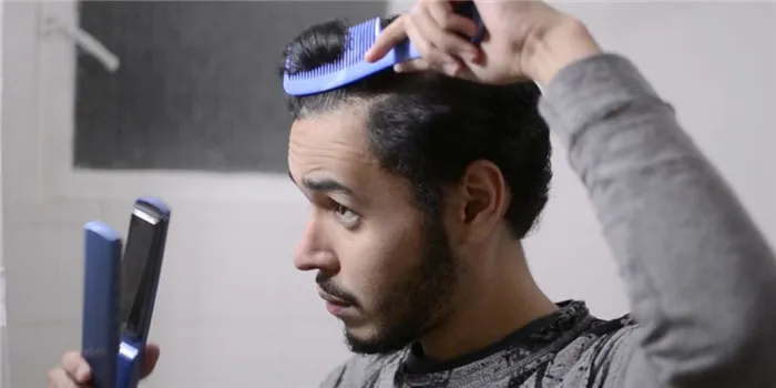 Самые эффективные средства для выпрямления волос для мужчин. Как выпрямить волосы парню 3