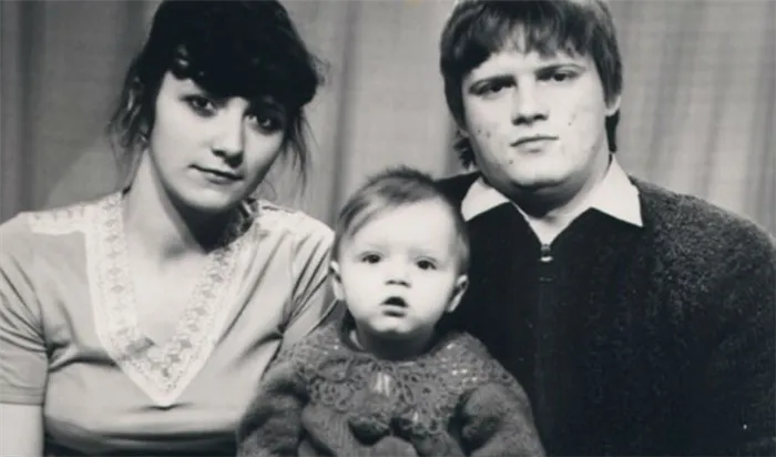 Юлия Михальчик с родителями