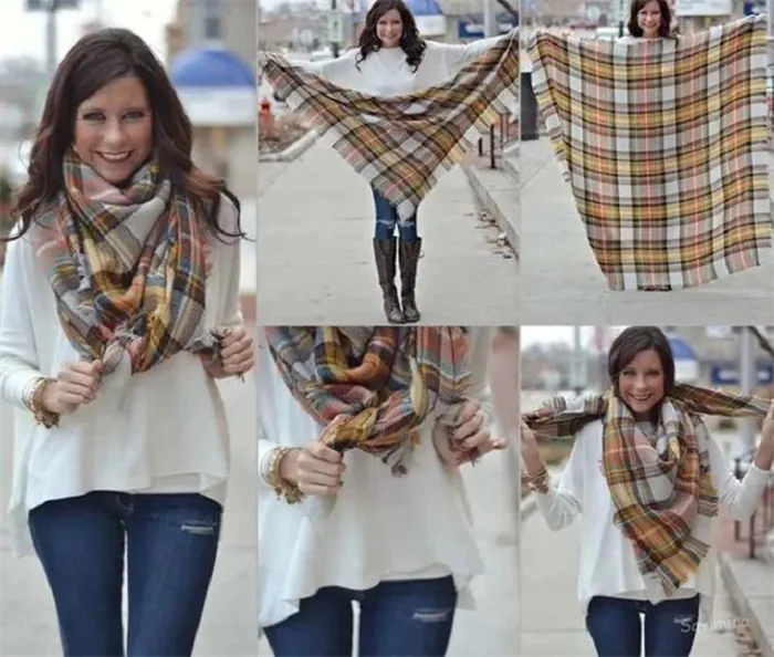 10 способов, как носить шарф зимой: с пальто, с пуховиком, с капюшоном. Как носить шарф с пуховиком 5