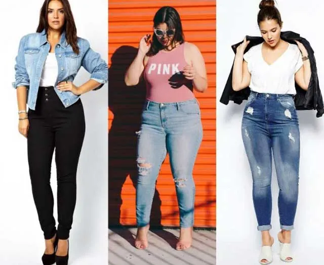 Джинсы для полных женщин. Какие джинсы идут полным 14