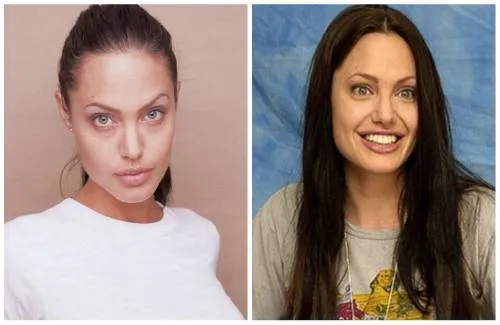 Angelina Jolie без мейк апа
