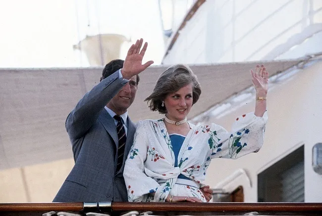 Принц Чарльз и принцесса Диана на яхте «Британия», 1981 фото № 6