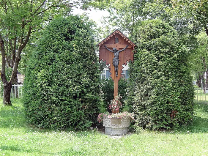 Деревянный мемориал в Мюнхене в память о команде 