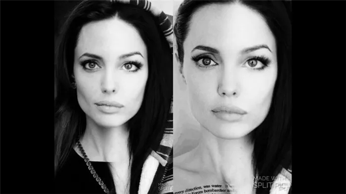 Трансформация с помощью макияжа как у Анджелины Джоли