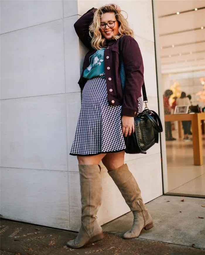 Как одеваться полным девушкам осенью и зимой 2022-2023 - подборка стильных луков