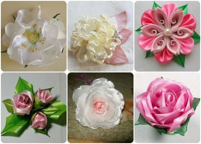 Разные техники изготовления цветов