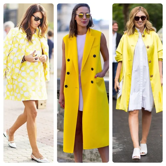 Желтый цвет в одежде: 19 удачных цветовых сочетаний. С какими цветами сочетается желтый 5