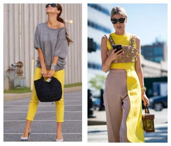 Желтый цвет в одежде: 19 удачных цветовых сочетаний. С какими цветами сочетается желтый 3