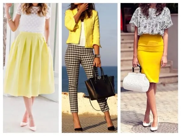 Желтый цвет в одежде: 19 удачных цветовых сочетаний. С какими цветами сочетается желтый 2