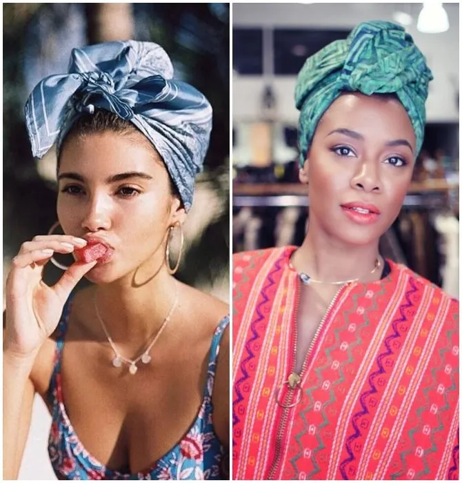Модный тренд лета 2021: завязываем платок на голове 20