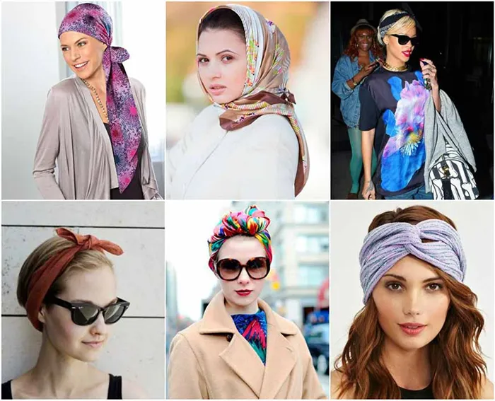 как правильно носить платок на голове
