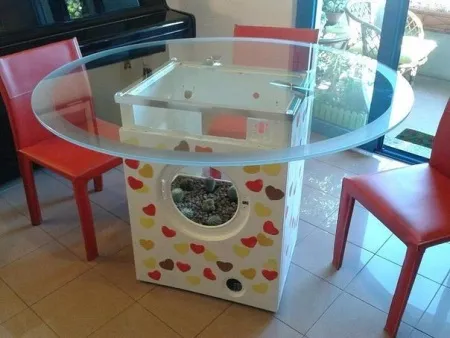 Столик из корпуса стиральной машины