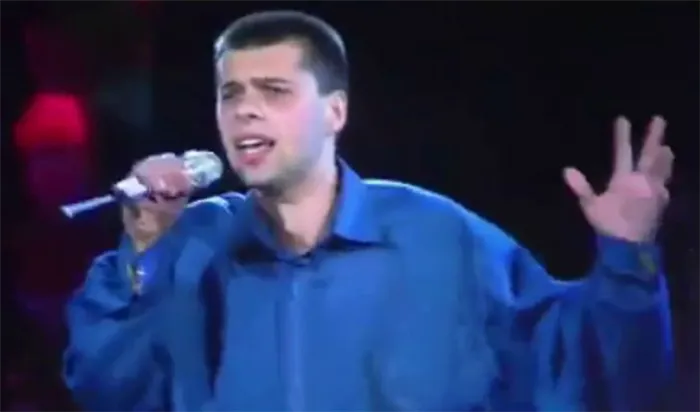 Максим Фадеев на фестивале Ялта-1990