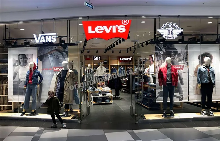 Магазин одежды Левайс