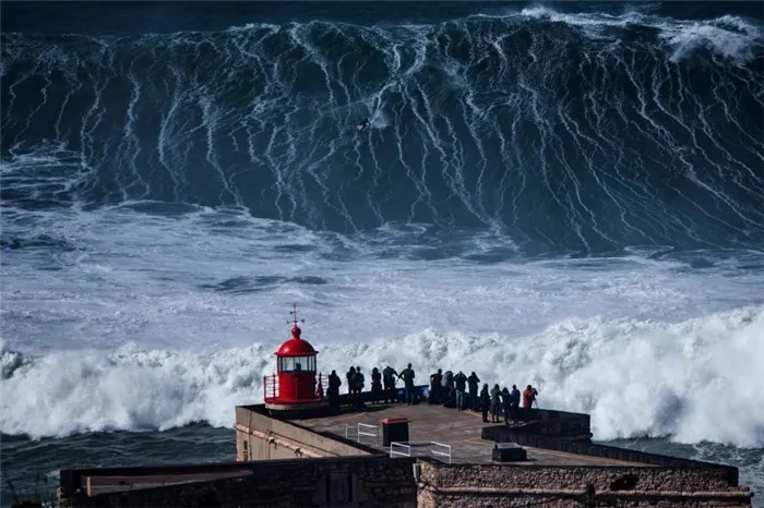Изображение назаре самая большая волна в мире