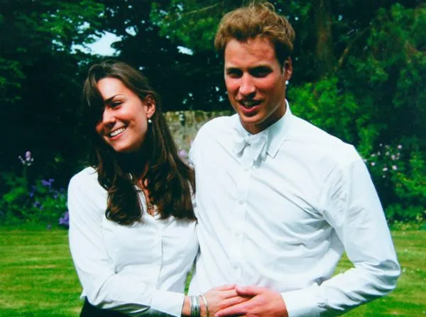 Кейт Миддлтон и принц Уильям 2005 год