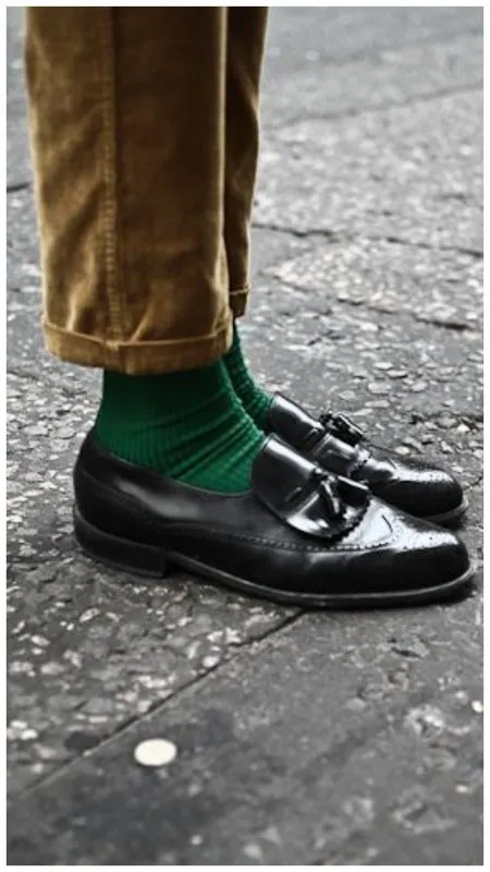 Яркие носки с туфлыми