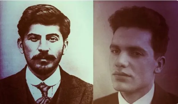 Сталин в юности и Константин Кузаков. Фото back-in-ussr.com