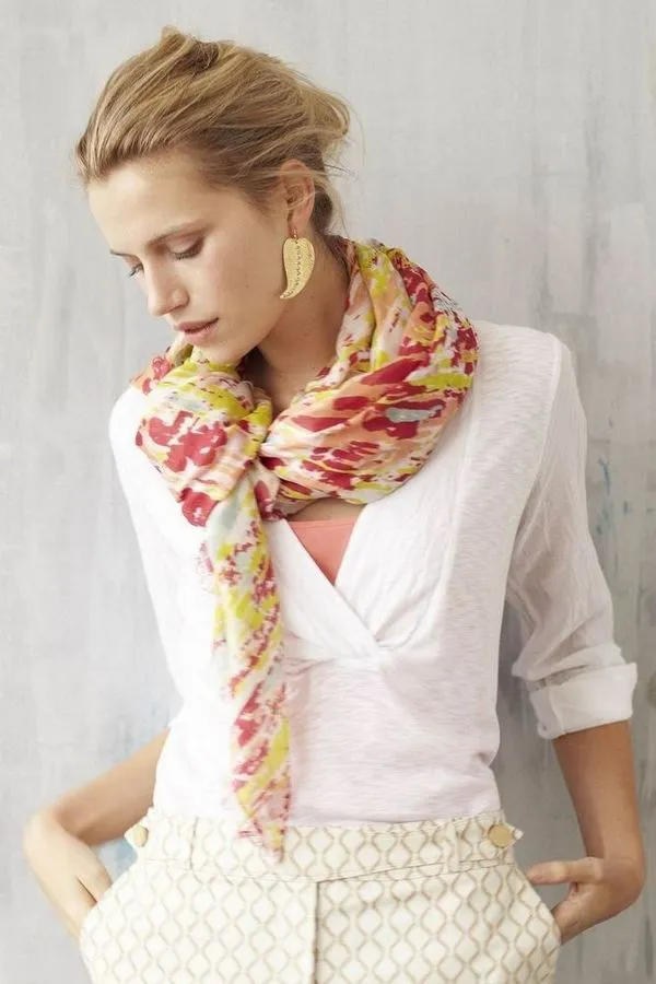 50 Идей, как завязывать красиво шарфы на шее (фото) — Схемы пошагово. Как красиво завязать шарф на шею 3