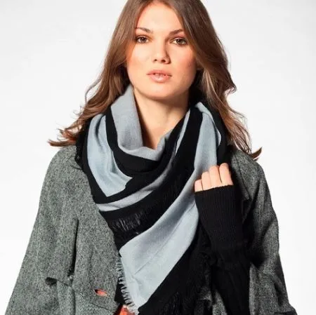 Как завязать шарф с пальто? 10 способов. Как носить шарфы с пальто 2