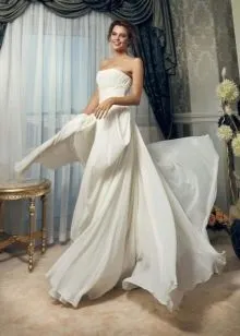 Свадебное платье из шелка