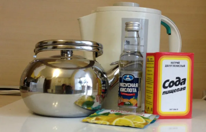 Как очистить чайник от накипи лимонной кислотой. Как почистить чайник лимонной кислотой 2