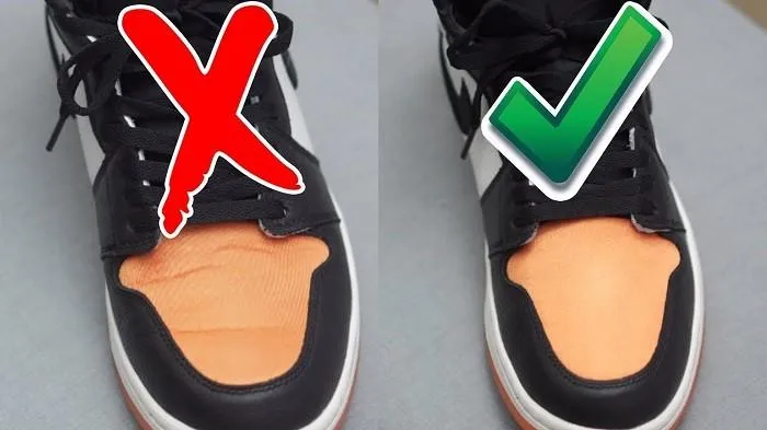 Как удалить морщины с обуви