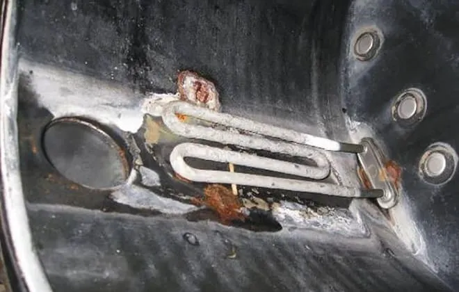 Сгорел нагревательный элемент стиральной машины