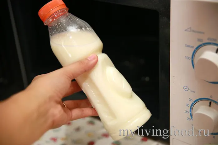 Размораживание молока