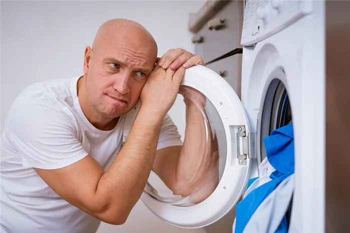 Неисправная стиральная машина