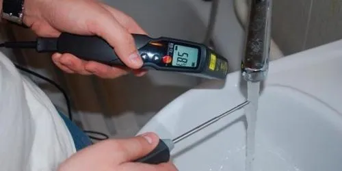 Как измерить температуру воды из крана. Как измерить температуру