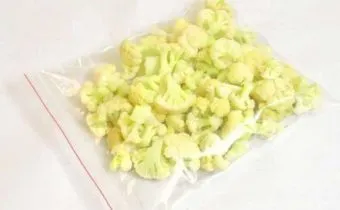 Заморозка цветной капусты, как замораживать и как потом готовить. Как заморозить цветную капусту 6