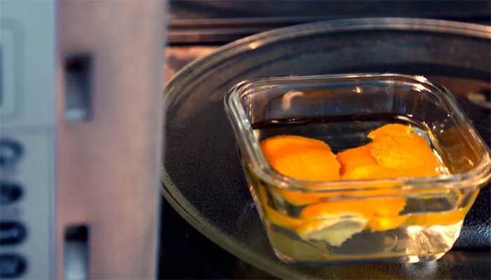 Апельсиновая цедра в микроволновой печи
