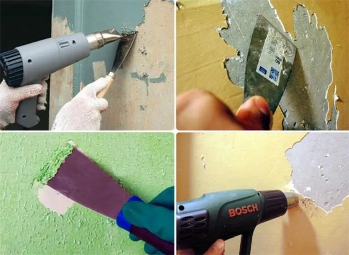 Как снять старую краску со стен. Как снять старую краску со стен 4