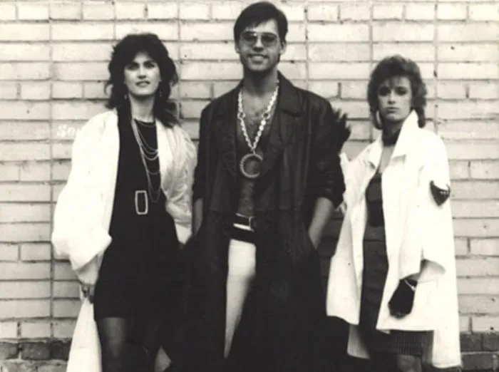 Светлана Разина, Андрей Летягин и Наталья Глукина, 1987.