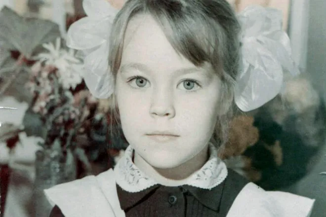 Ульяна Сергеенко в детстве