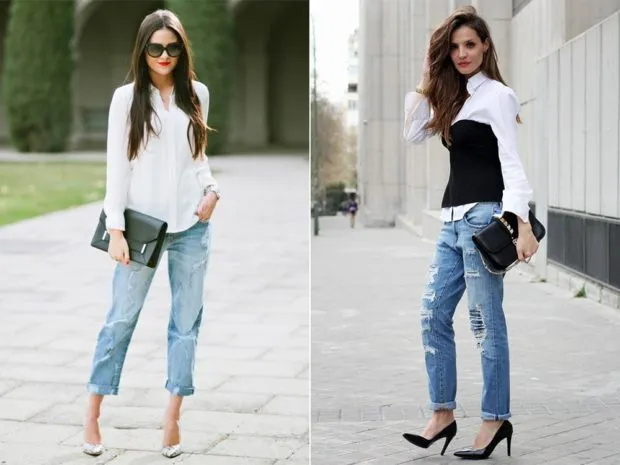С чем носить джинсы, или Что надеть девушке в разных случаях. Что одеть с джинсами девушке 69