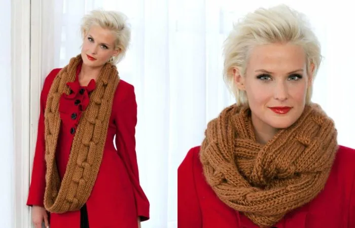 Как носить шарф-снуд: 7 простых способов.