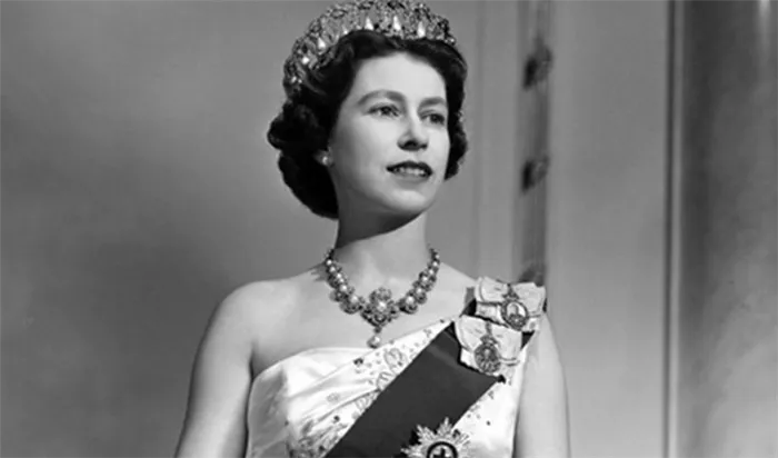 Королева Елизавета II в молодости