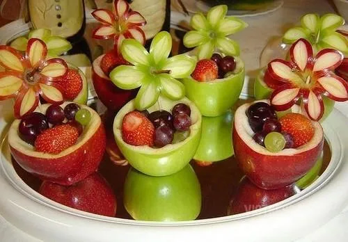 Как красиво нарезать фрукты. Потрясающие идеи, как создать фруктовый стол