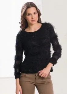 Великий и ужасно модный пушистый свитер. Как называется пушистая кофта 3