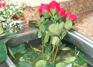 Как сохранить букет роз в вазе на долгий срок. Как сохранить розы в вазе 2